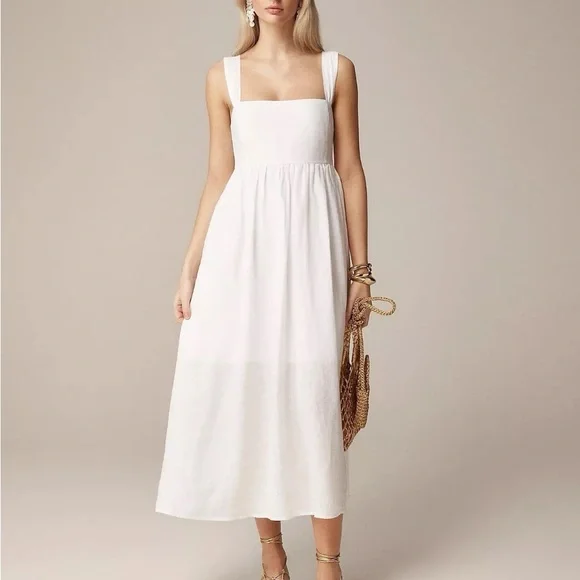 leather strap maxi dress Radiance Vegan Leather Maxi Dress in Ivory by JBQ M / Ivory